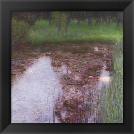 Framed Swamp, 1900 Print