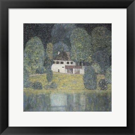 Framed Litzlbergkeller on the Attersee Print