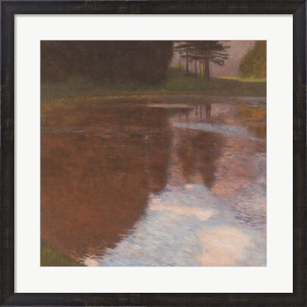 Framed Tranquil Pond Print