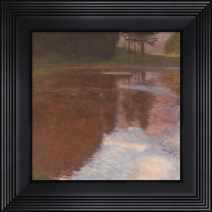 Framed Tranquil Pond Print