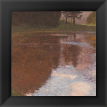 Framed Tranquil Pond Print