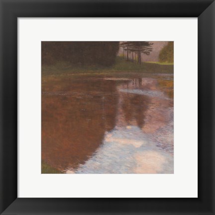 Framed Tranquil Pond Print