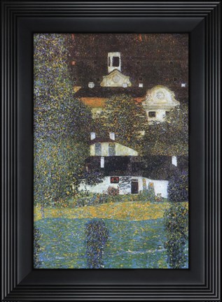 Framed Castle Chamber at Attersee Print
