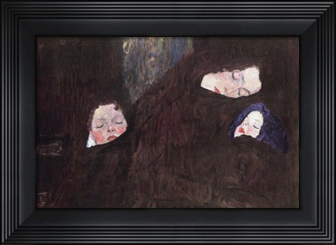 Framed Mother with Children Print