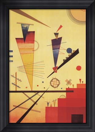 Framed Merry Structure Print