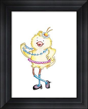 Framed Chic Chick Print