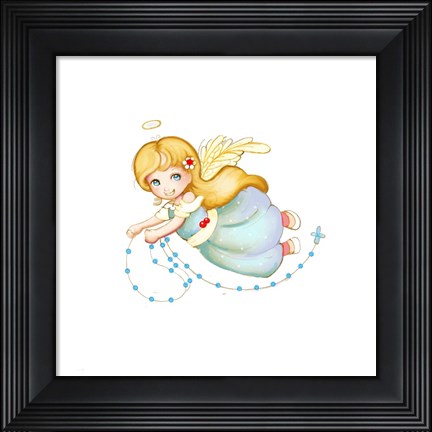 Framed Flying Angel Print