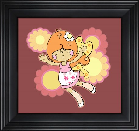 Framed Flying Fairy Print