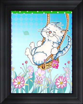 Framed Spring Swing Print