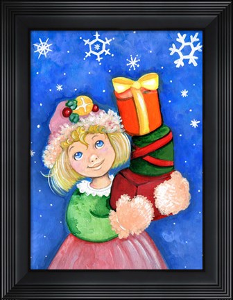Framed Elf Gifts Print