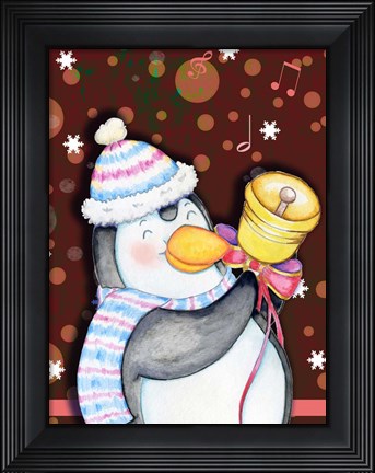 Framed Penguin Bell Print