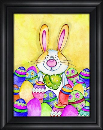Framed Easter Bunny Print