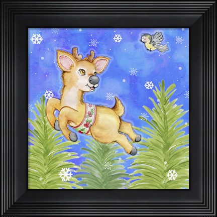 Framed Flying Practice Print