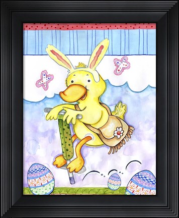 Framed Bunny Hop Print