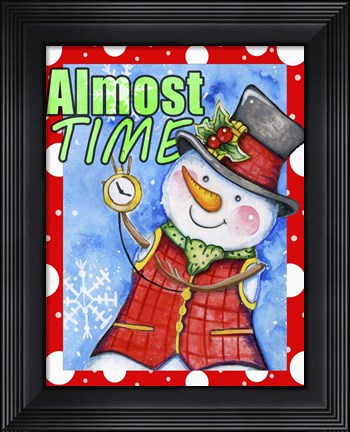 Framed Almost Time Print