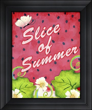 Framed Slice of Summer Print