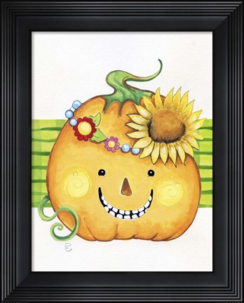 Framed Flower Chain Print