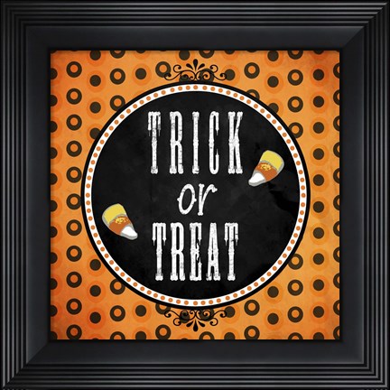Framed Trick Or Treat Print