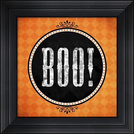 Framed Boo Print