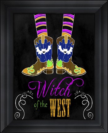 Framed Witch Of The West Print