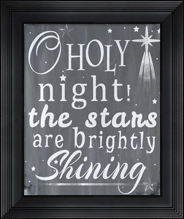 Framed O Holy Night Print