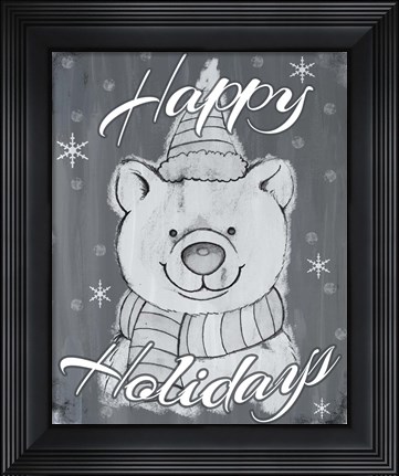Framed Polar Bear Print