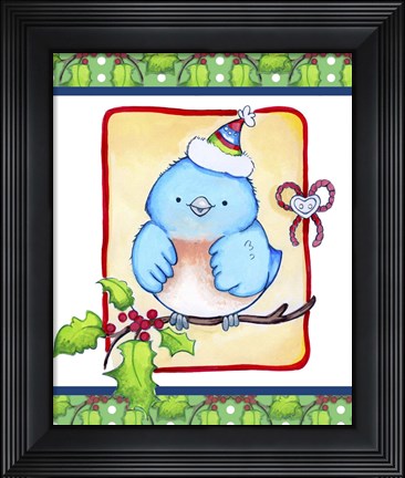 Framed Little Jolly Birdie Print