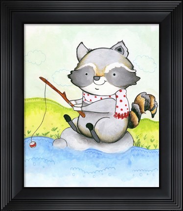 Framed Gone Fishing Print