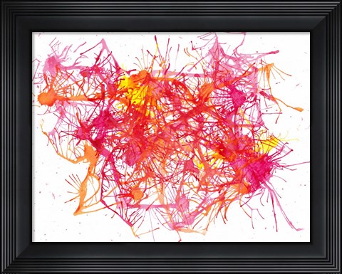 Framed Splatters 2 Print
