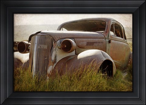 Framed Bodie Junkyard Chevy Print