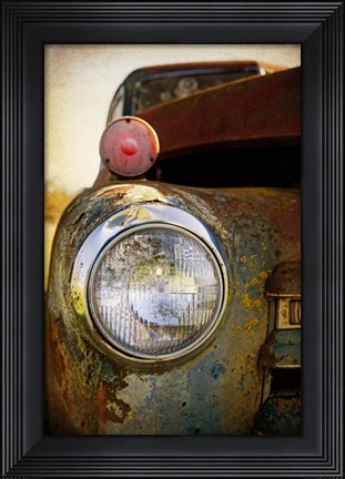 Framed Headlight, Chevy Loadmaster Print