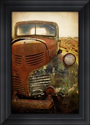 Framed Rusty Dodge Print
