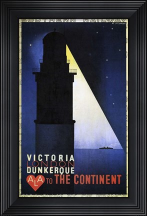 Framed Victoria London Dunkerque Print