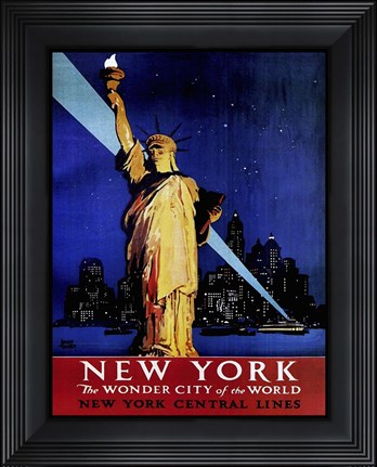 Framed New York Wonder City Print