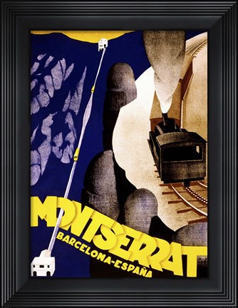 Framed Montserrat Print