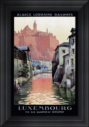 Framed Lusembourg Print
