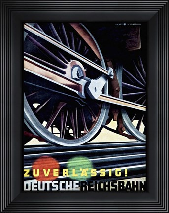 Framed Deutsche Riechsbahn Print