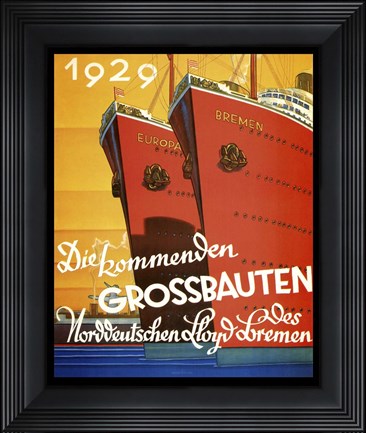 Framed Grossbauten Print