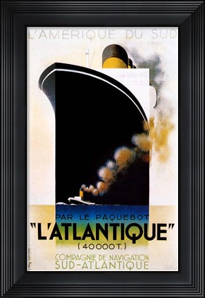 Framed Le Jardin Les Modes 1931 Print