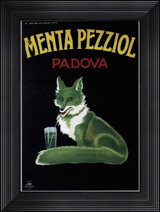 Framed Menta Pezziol Print