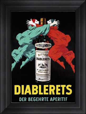 Framed Diablerets Print