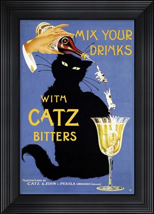Framed Mix Your Drinks Print