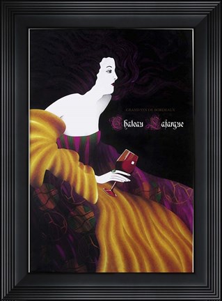 Framed Chateau Sajargen Print