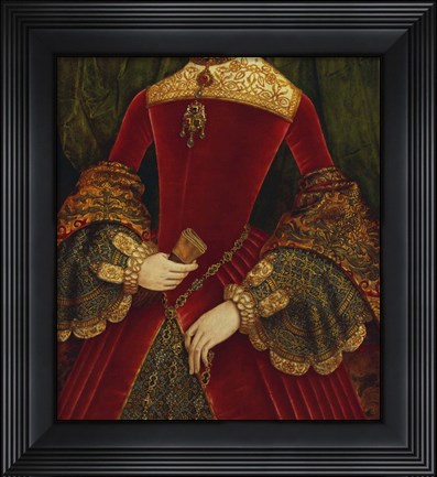 Framed Red Dress Print