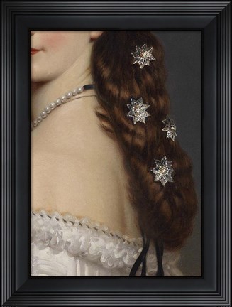 Framed Hair Jewels Print
