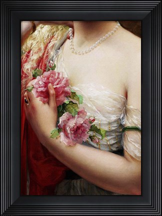 Framed Emile Vernon, La printemps1913 Print