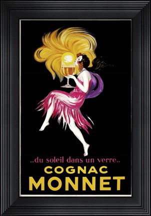 Framed Cognac Monnet Print