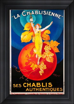 Framed La Chablisienne Print