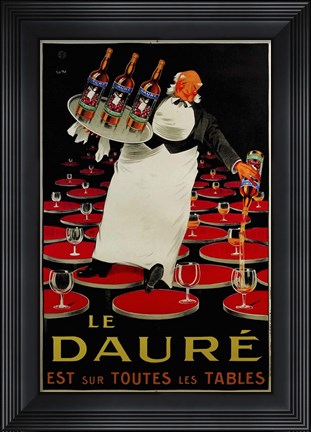 Framed Le Daure Print