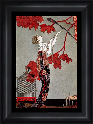 Framed Deco Stance Print